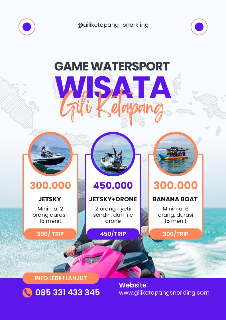 Informasi wahana baru di Gili Ketapang Probolinggo 